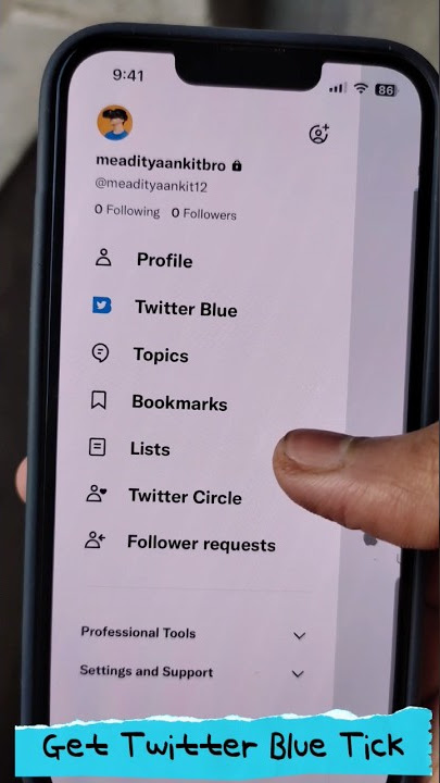 Get Twitter Blue Tick! #twitter #twitterbluetick