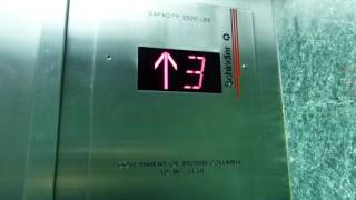 Unknown (mod. by Schindler) Traction Elevator at 717 W Pender St. in Vancouver BC