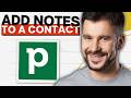 How to Add Notes to a Contact in Pipedrive (2026 Guide)