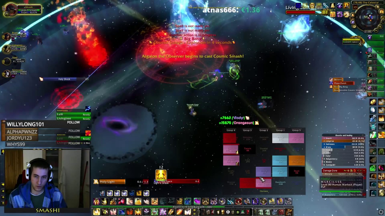 Algalon the Observer 25 (First time guild run) - YouTube