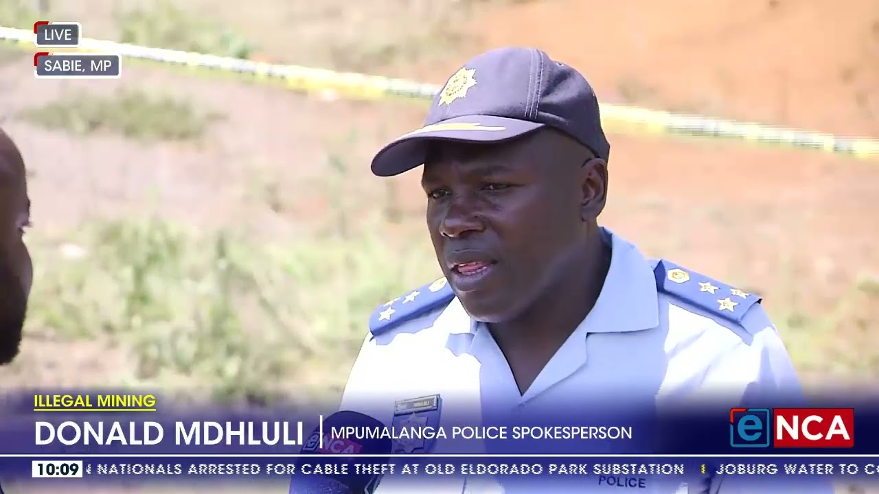 Illegal mining | More than 100 illegal miners still remain underground in the Sabie mine.