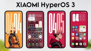 HyperOS 3 New theme - Light iConPack & Dynamic Clock WidgetsFor Xiaomi Global POCO & Redmi Phone 📱 