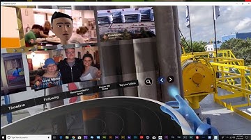 A POV Video of Facebook Spaces for Oculus Rift