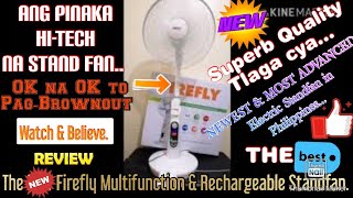 Reviewing & Demo. my Firefly 16' Multifunction & rechargeable stand fan ( Part 2)