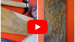 Deer String Art