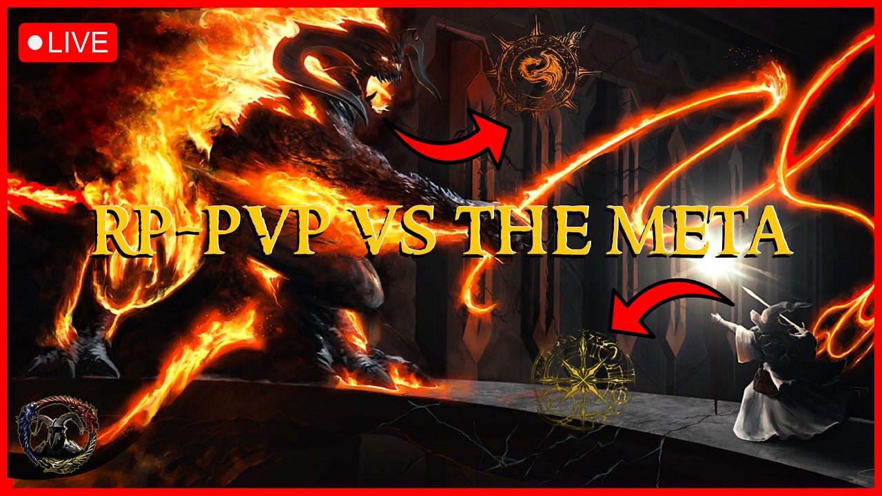 ESO x  LOTR x WOW RP-PVP NEW BUILDS! 🔴LIVESTREAM #eso #esopvp #lotr