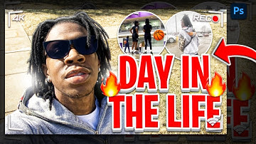 Photoshop Tutorial: How To Make A "Vlog" IRL Thumbnail |  "Day In The Life" Thumbnail Tutorial