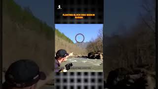 Black UFO Disc Caught On Camera hovering over Russia! #shorts #starxtreme #trending #uap #ufo