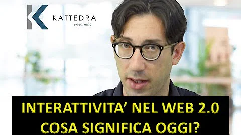 Che cosa si intende per interattività?