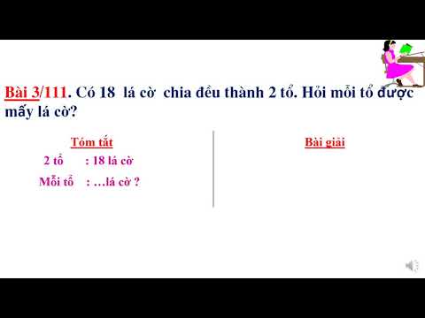 Toán - Luyện tập Trang 111
