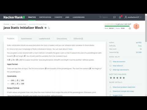 HackerRank Solution #HackerRank