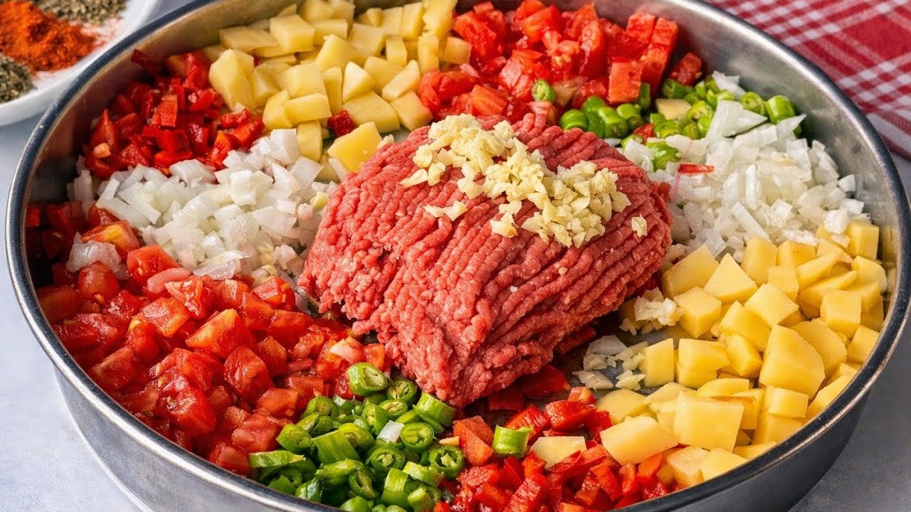 👉 “Hepsini Doğra Karıştır! Fırında Efsane Lezzet 😍 Tek Tavada Ana Yemek”