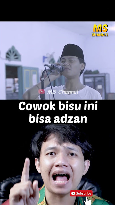 PRIA BISU ADZAN BERSUARA MERDU !!