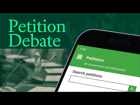 E-petition debate relating to children and social media  - Monday 13 January