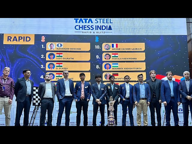 🔴Tata Steel Chess India Blitz 2023 Blitz Day 2 Round 10-18