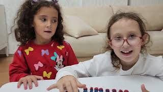 BAHAR AND BANU ALYA ATE JELLY BEAN!! THEIR FACES BECAME SPOTTED!!
