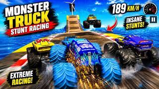Monster Truck vs IMPOSSIBLE Mega Ramp! 🚀 Extreme Stunt Racing | Android Gameplay screenshot 5