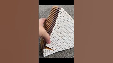 Crushing Crunchy & Soft Things by Car! EXPERIMENT Car vs cigarettes cube #shorts