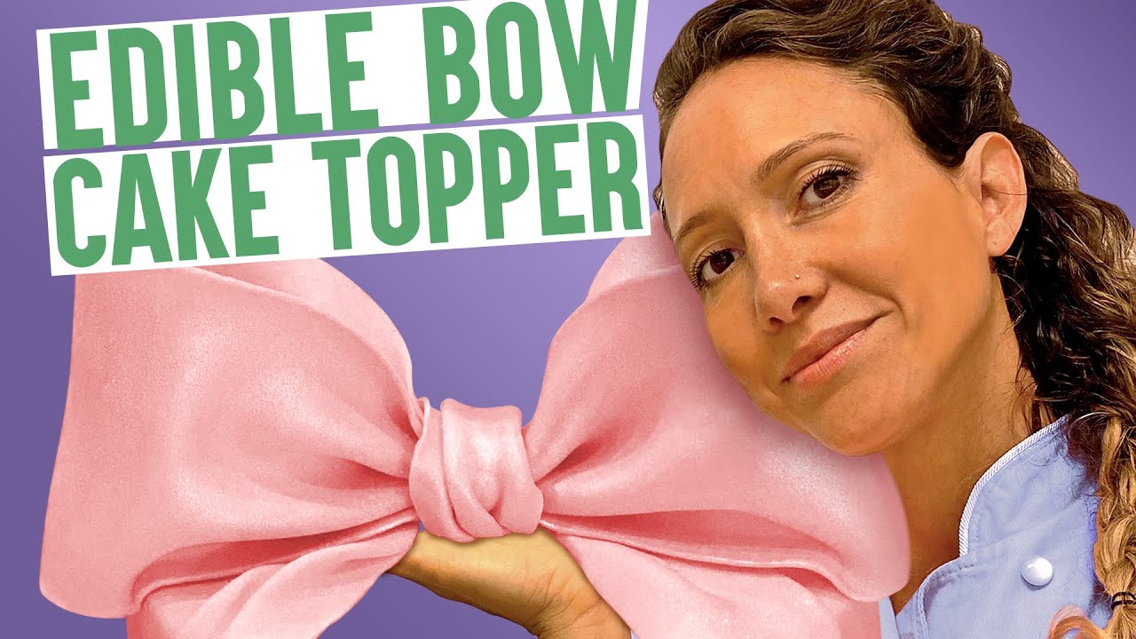 How To Make A Beautiful Fondant Bow Cake Topper | We Heart Cake