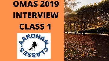 OMAS INTERVIEW THEORY CLASS 1-INTERVIEW BASICS-AAROHAN CLASSES-9437002210