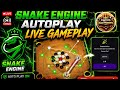 SNAKE ENGINE AUTOPLAY 🔥 FREE SUBSCRIPTION 🤯 LIVE GAMEPLAY 🥶 SNAKE ENGINE AUTOPLAY IN CARROM POOL