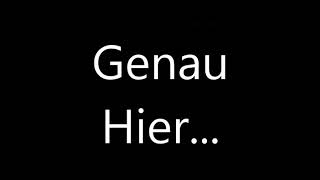 Video thumbnail of "Sarah - Genau Hier | Lyrics"