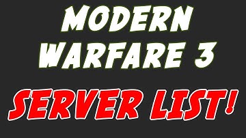 How to browse server list on Modern Warfare 3 (PC tutorial)