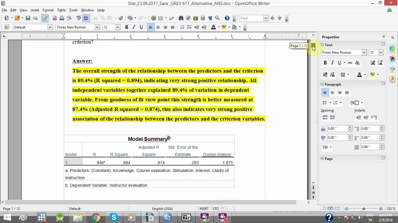 Assignment SPSS Sample 3 - Multiple Regression Analysis - YouTube