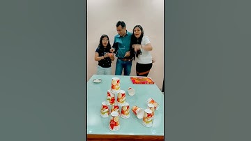 Break Cup Pyramid Challenge #youtubeshorts #shorts #short #shortvideo #growwithshanaya #ytshort