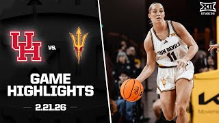 Houston vs. Arizona State Game Highlights | 2025-26 Big 12 Women's Basketball