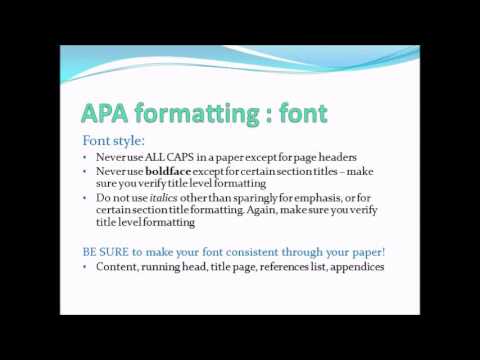 how to use apa format in powerpoint presentation