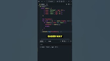 Quick JavaScript Tip Search Arrays with find() Method! #javascript