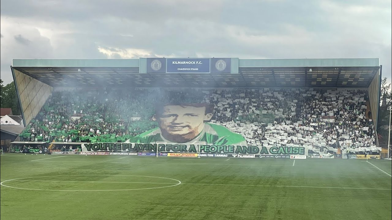 CELTIC FANS | Green Brigade + Bhoys | Tommy Burns display | Kilmarnock vs Celtic