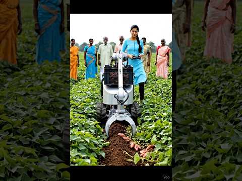 Future Farming In India AI Robot Sweet Potato Harvesting Technology