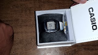 Casio mens sports watch model W-96H 1BV review unboxing