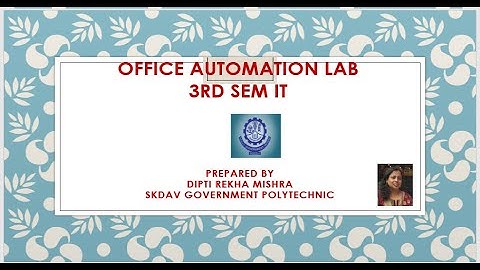 OFFICE AUTOMATION LAB