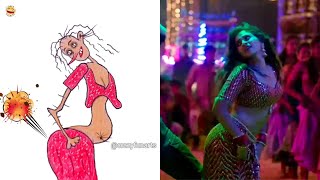 Crazy Artist🤯 Bollywood Movies Drawing Memes | Crazy Funarts