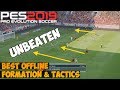 PES 2019 | BEST OFFLINE Formation & Tactics | UNBEATEN in Master League