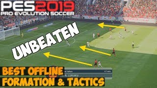 PES 2019 | BEST OFFLINE Formation & Tactics | UNBEATEN in Master League screenshot 4