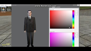 how to change your colors on gmod