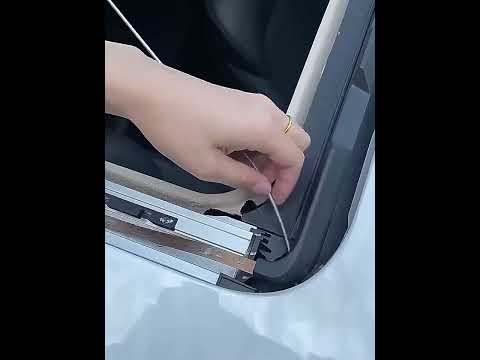 Щітка для чищення дренажних отворів авто, гнучкий трос 3 м, нейлонова, універсальна, видео 1