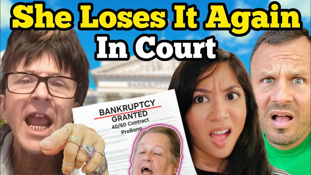 BANKRUPTCY COURT SHE LOSES CONTROL AGAIN - YouTube