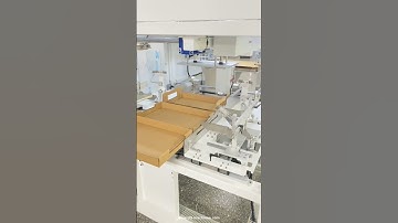 Empty box tray forming folding machine testing run video