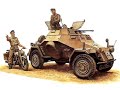 Tamiya 1:35 SdKfz 222 DAK Part 1