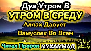 Дуа утром в среду на Удачу. Читал Пророк МУХАММАДﷺ, ИНШААЛЛАХ АЛЛАХ ПОМОЖЕТ В ДЕЛАХ !!!