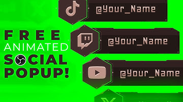 FREE Animated Social Pop Up / Panels