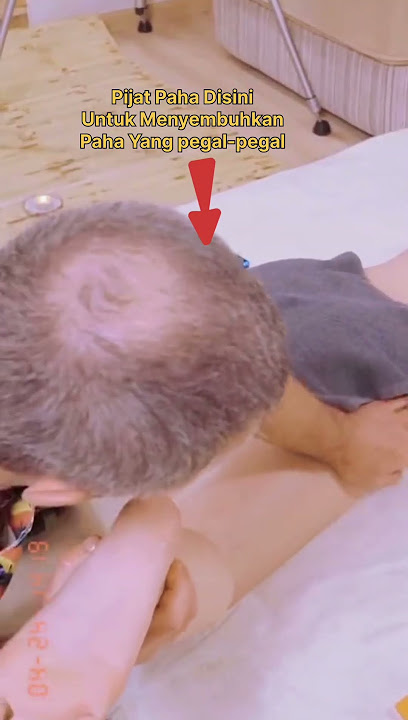 pijat paha disini untuk menyembuhkan paha yang pegal-pegal #pijat #abj #video #sports #shorts