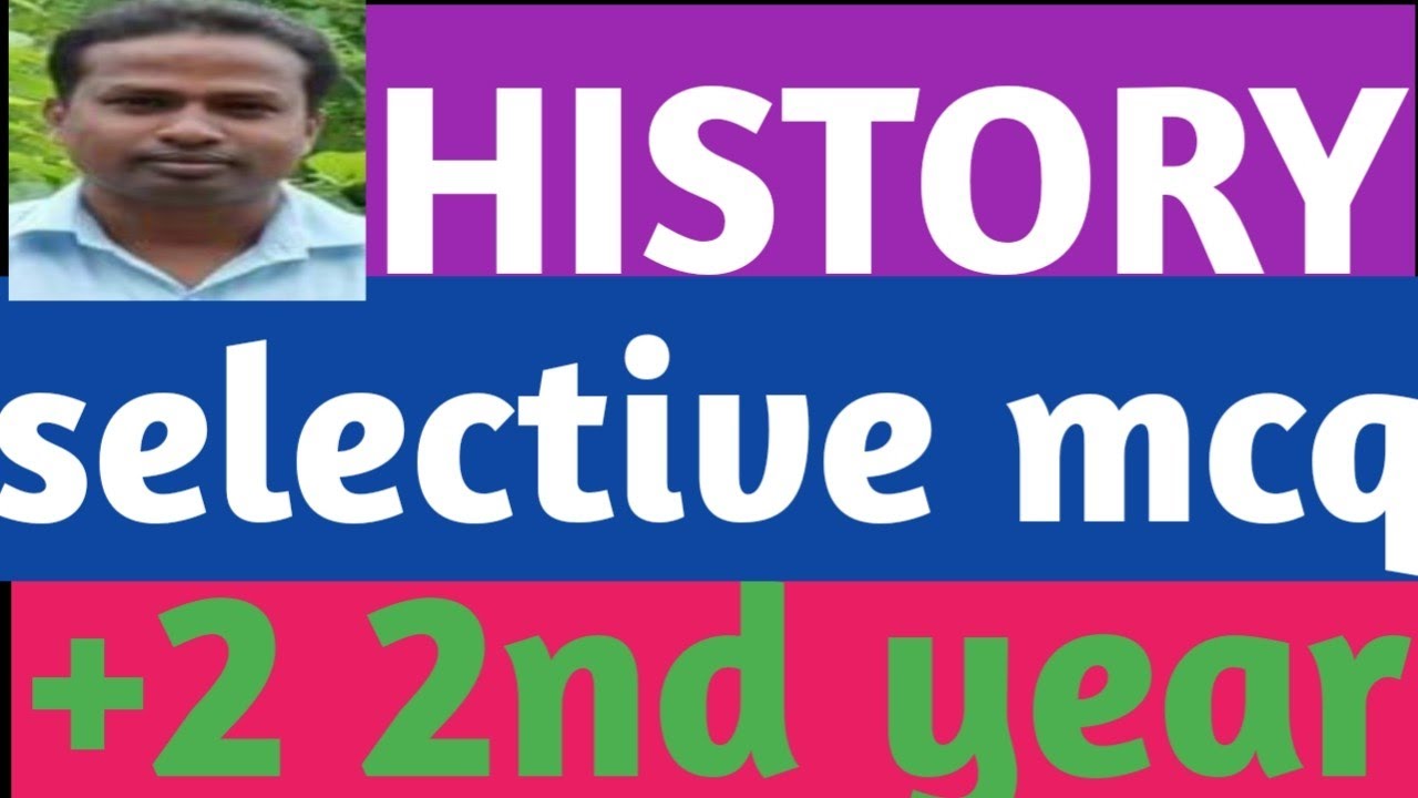 MCQ History history MCQ class 12 history MCQ My study line chse