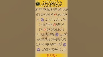 ما تيسر من سورة(البقرة)بصوت القارئ الشيخ صلاح بوخاطر....💞🌹🍂