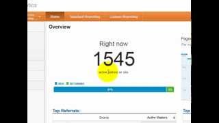 Google Analytics New 'Real Time' Traffic feature